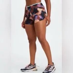 Fabletics Women's Abstract Purple Athletic Shorts